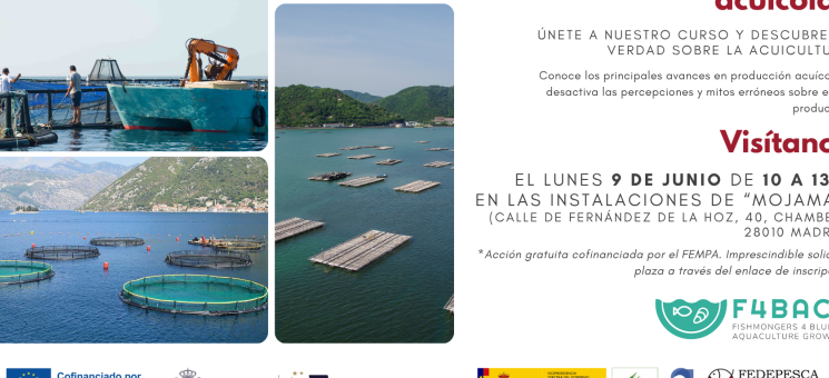 Sesión de sensibilización específica para pescaderías tradicionales en materia de acuicultura sostenible y aspectos de su producción en Madrid.