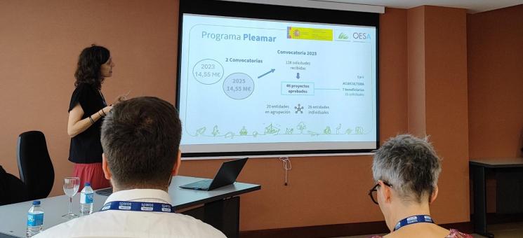 Presentación del Programa Pleamar en el XX Congreso Nacional de Acuicultura. Presentación del Programa Pleamar en el XX Congreso Nacional de Acuicultura.