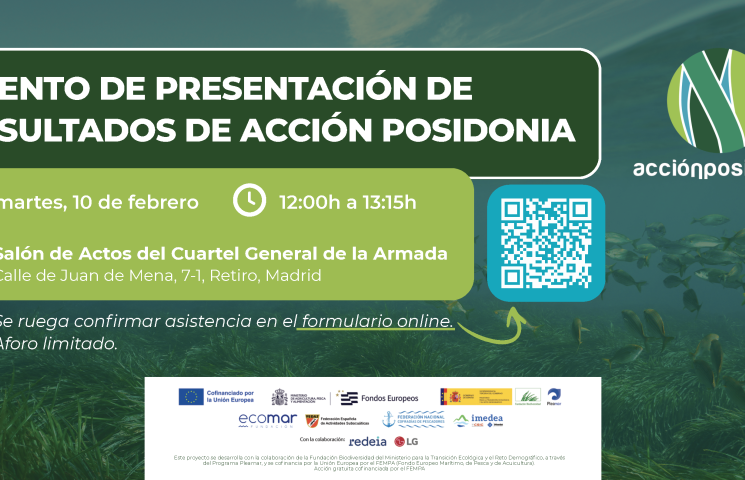 Invitación Presentación de Resultados Acción Posidonia Invitación Evento presentación de resultado de Acción Posidonia