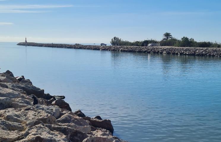 Desembocadura de un río.