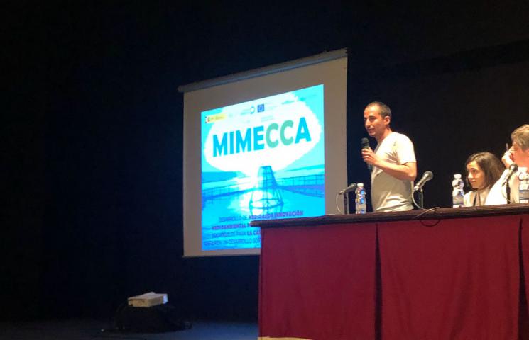 Exposición proyecto MIMECCA en Jornadas Acuicultura Cartaya