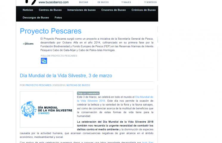 Pescares en Buceo Ibérico